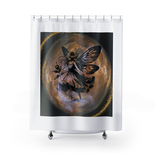 Moon Fairy - Shower Curtains