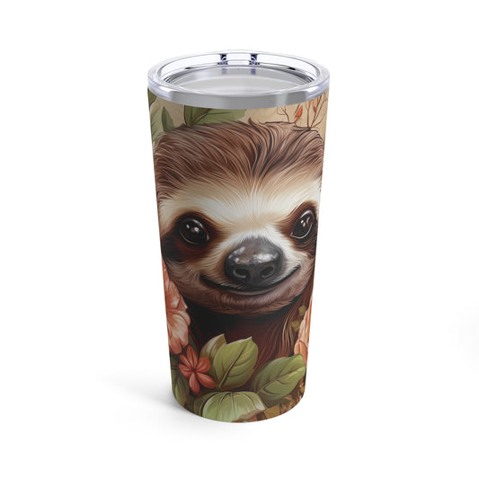 Delighted Sloth Tumbler 20oz