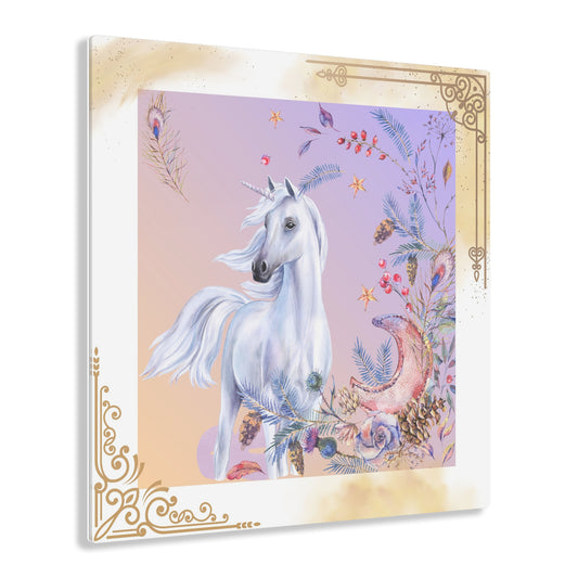 Unicorn Nature Acrylic Print