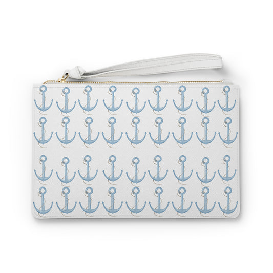 Clutch Bag- Nautical Anchor