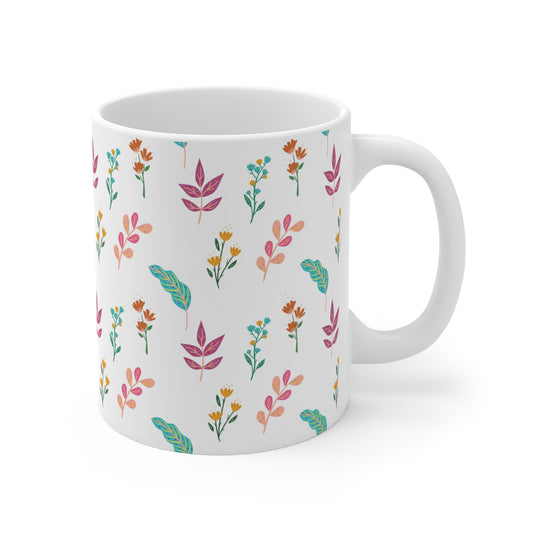 Cute Colorful Leaves Mug 11oz