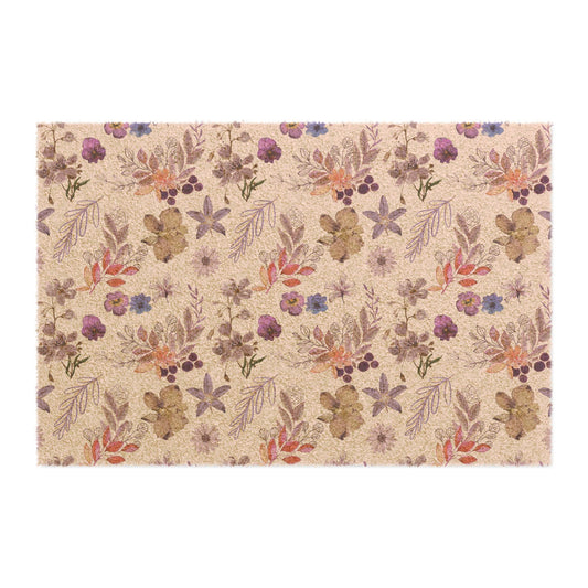 Purple Flowers Doormat