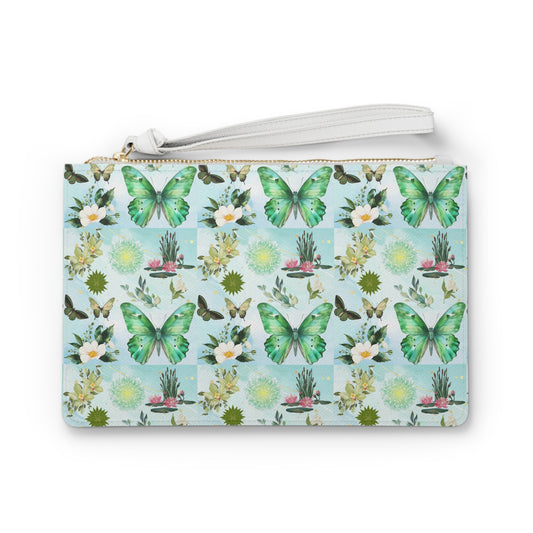 Clutch Bag- Butterfly Pond