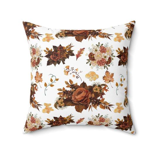 Vintage Floral -  Spun Polyester Square Pillow