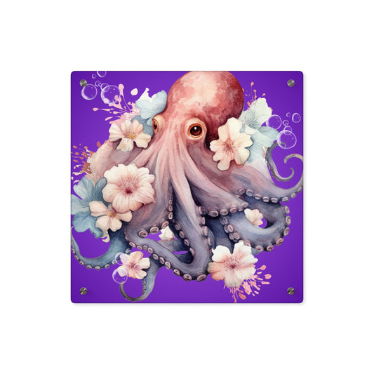 Pretty Octopus- Acrylic Wall Art Panels