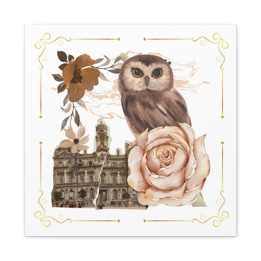 Wise Owl - Matte Canvas, Stretched, 1.25"