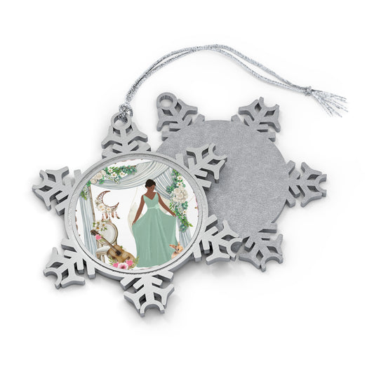 Party Time - Pewter Snowflake Ornament