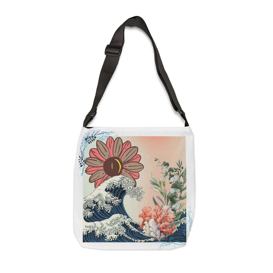 Waves Crashing Adjustable Tote Bag (AOP)