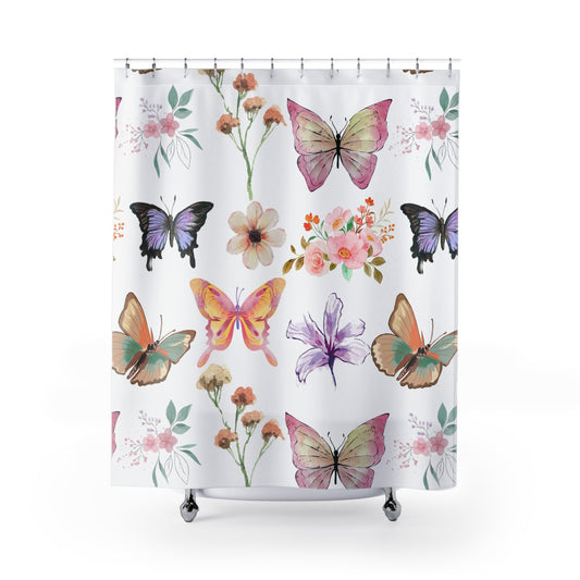 Butterflies - Shower Curtains