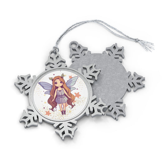 Butterfly Costume PPD - Pewter Snowflake Ornament