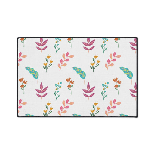 Pastel Flora Heavy Duty Floor Mat