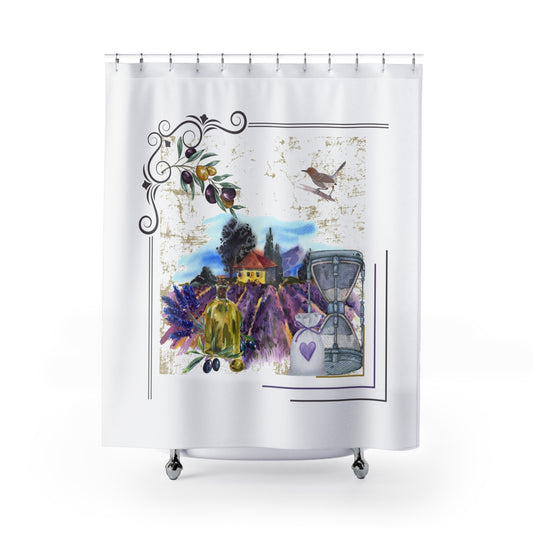 Lavender Farm - Shower Curtains