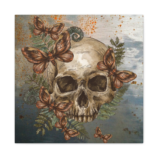 Butterfly Skull - Matte Canvas, Stretched, 1.25"