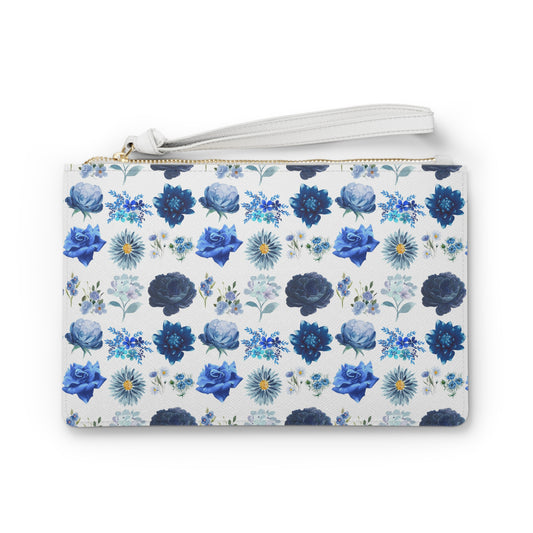 Clutch Bag- Blue Floral