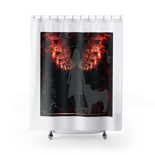 Never Alone - Shower Curtains