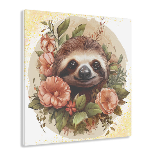 Delighted Sloth Acrylic Print