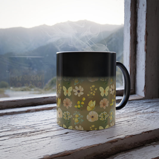 Spring Above Autumn Below - Color Morphing Mug, 11oz