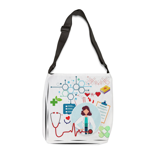 Medical Hero's Adjustable Tote Bag (AOP)