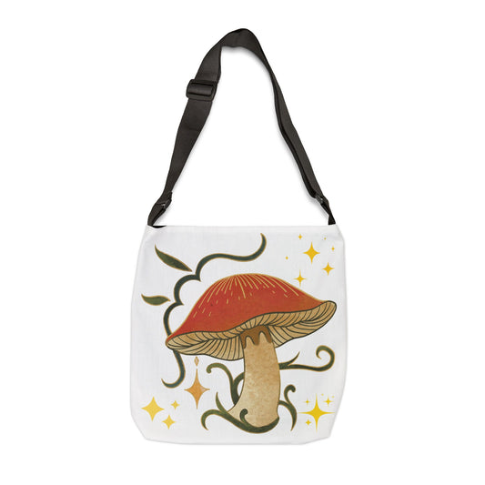 Mushroom Hunter Adjustable Tote Bag (AOP)