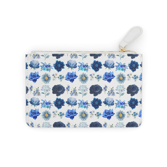 Mini Clutch Bag- Blue Floral