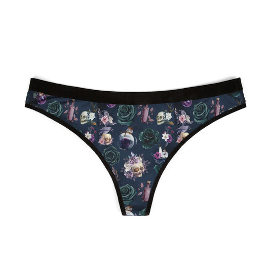 Goth Skull Women's Thongs