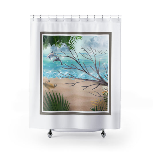 Wild Beach - Shower Curtains