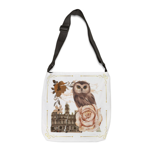 Wise Owl Adjustable Tote Bag (AOP)