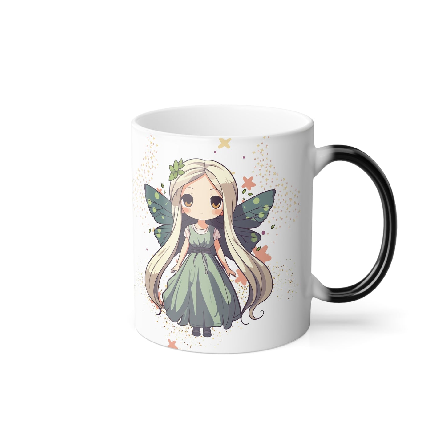 Emerald Butterfly Fairy - Color Morphing Mug, 11oz