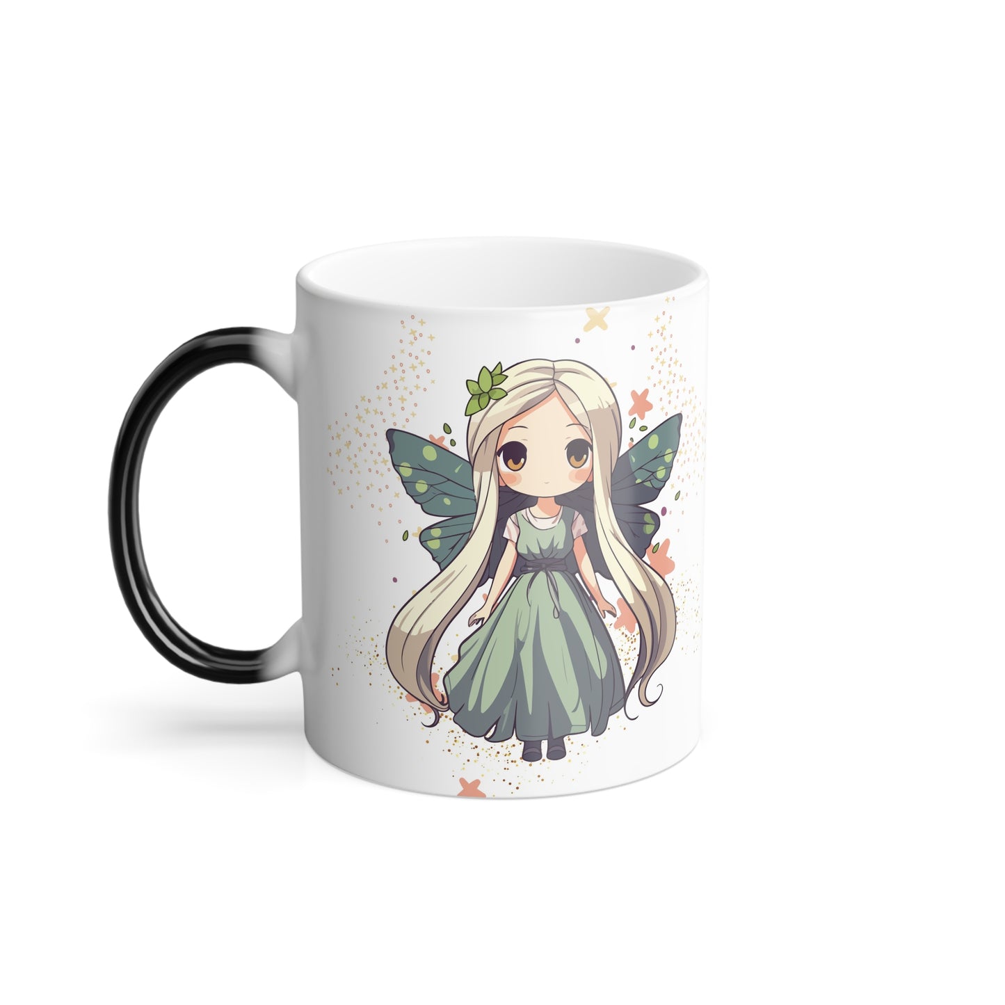 Emerald Butterfly Fairy - Color Morphing Mug, 11oz