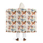 Butterfly Hooded Sherpa Fleece Blanket