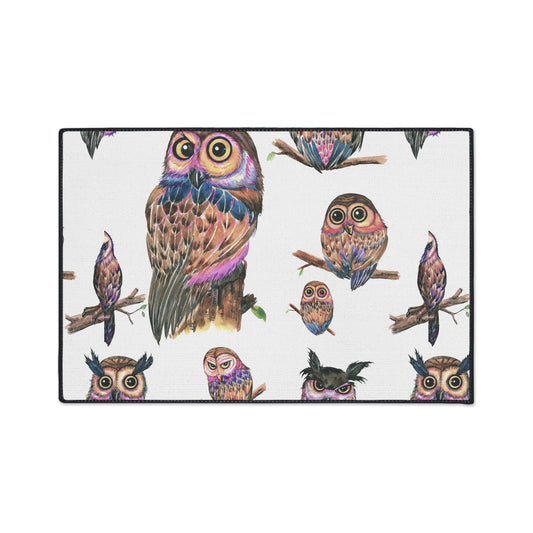 Judgmental Owl Heavy Duty Floor Mat