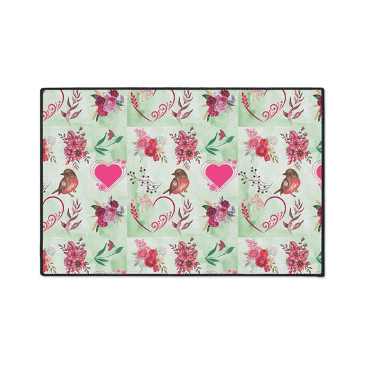 Love Birds Heavy Duty Floor Mat