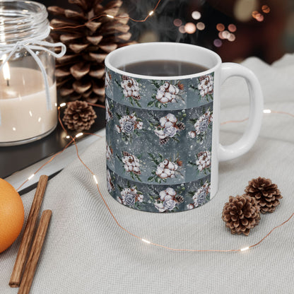 Cotton In A Snow Storm - Ceramic Mug, (11oz, 15oz)