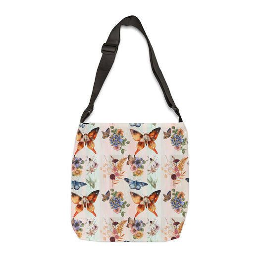 Butterflies - Adjustable Tote Bag