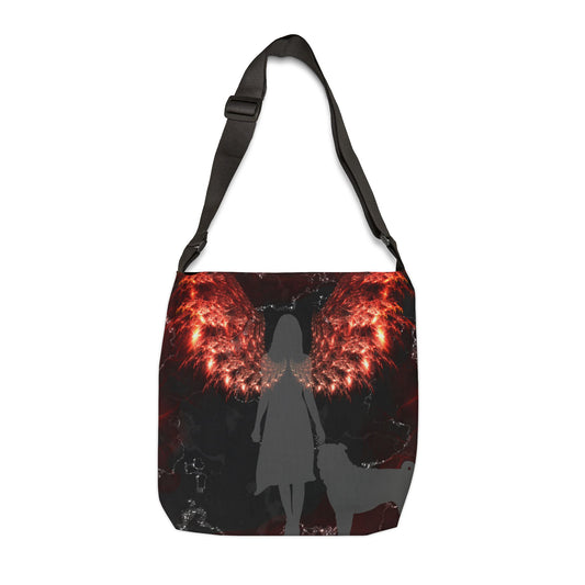 Never Alone Adjustable Tote Bag (AOP)