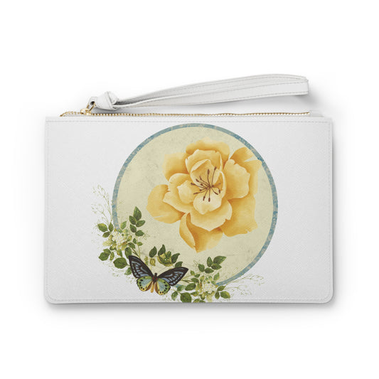 Clutch Bag- Yellow Flower