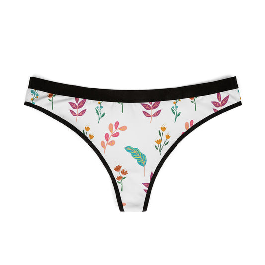 Pastel Floral Women's Thongs