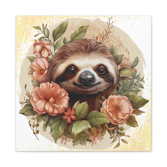 Delightful Sloth - Matte Canvas, Stretched, 1.25"