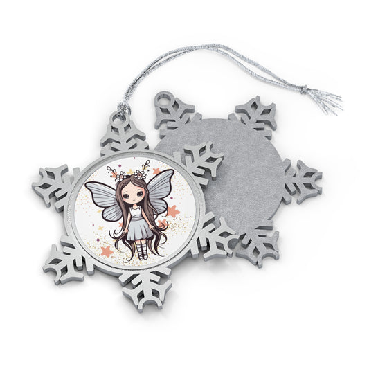 Butterfly Costume GPW - Pewter Snowflake Ornament