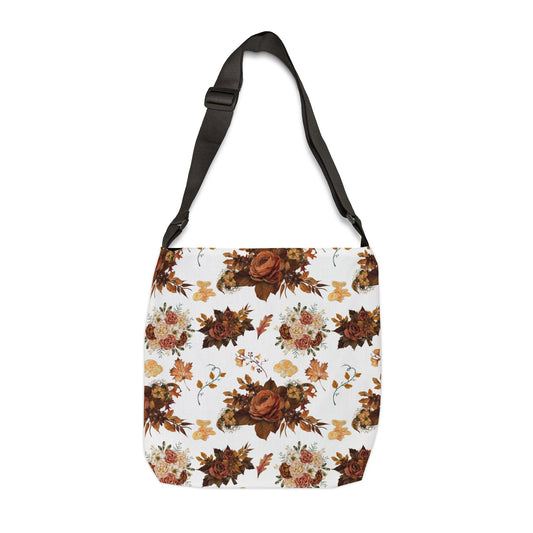 Vintage Floral Adjustable Tote Bag (AOP)