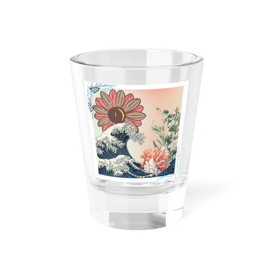 Breaking Waves Shot Glass, 1.5oz