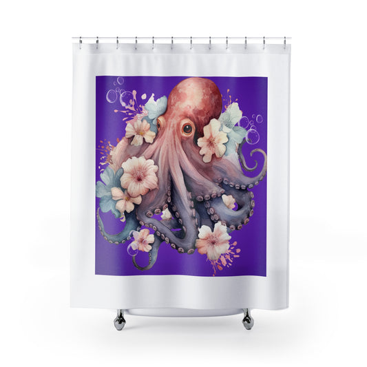 Pretty Octopus - Shower Curtain