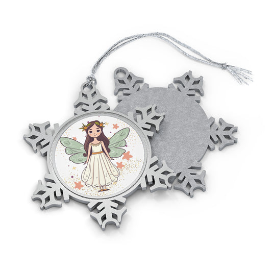 Butterfly Costume LYD - Pewter Snowflake Ornament