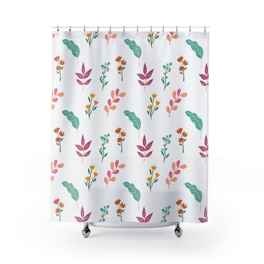 Pastel Plants - Shower Curtains