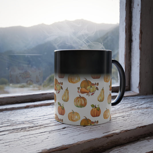 Pumpkin Patch - Color Morphing Mug, 11oz