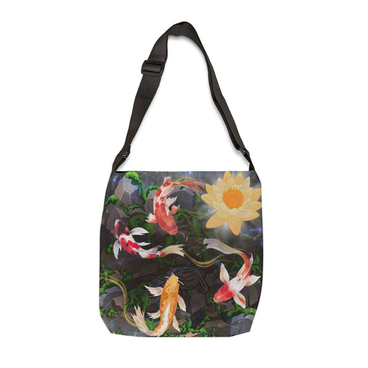 Koi Pond - Adjustable Tote Bag