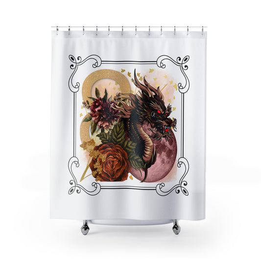 Dragon of 8 - Shower Curtain