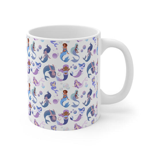 Mermaids and Bubbles Mug 11oz