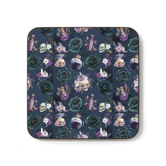 Goth Skulls - Hardboard Back Coaster