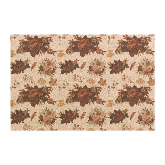 Vintage Floral Doormat